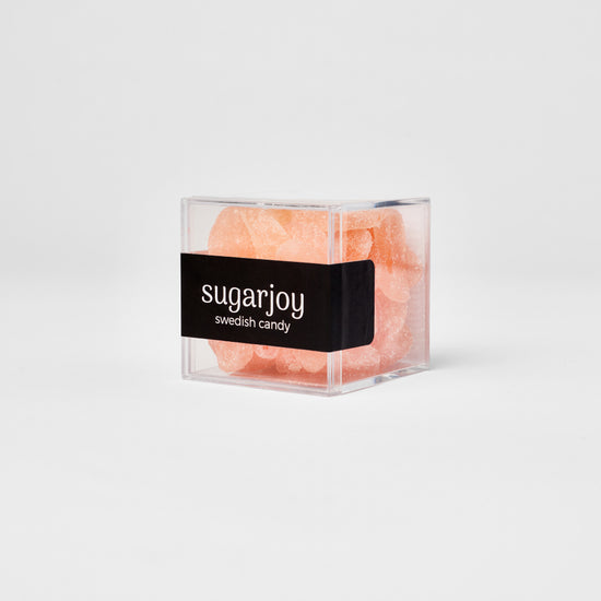 Sugarjoy Swedish candy peaches in clear box
