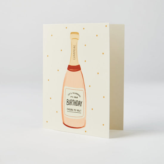 Load image into Gallery viewer, Champagne Birthday Greeting Card
